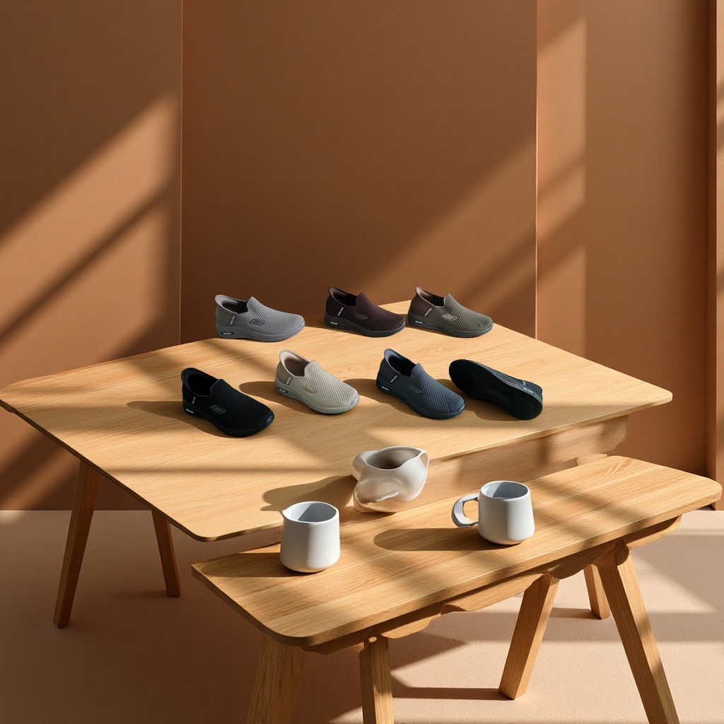 The sports shoes are breathable, comfortable, lightweight and anti-slip, suitable for both men and women