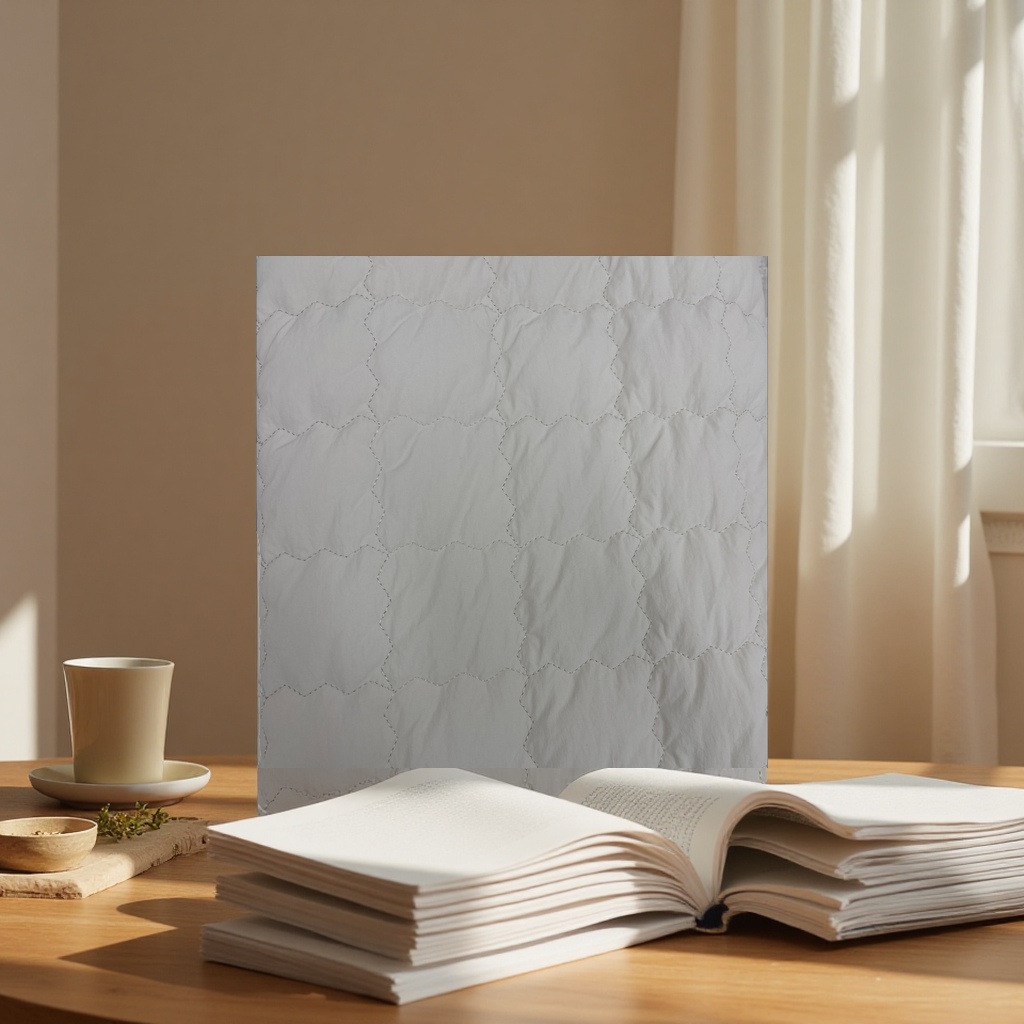 A fashionable and warm quilted fabric with a thick core for home use in winter details Picture