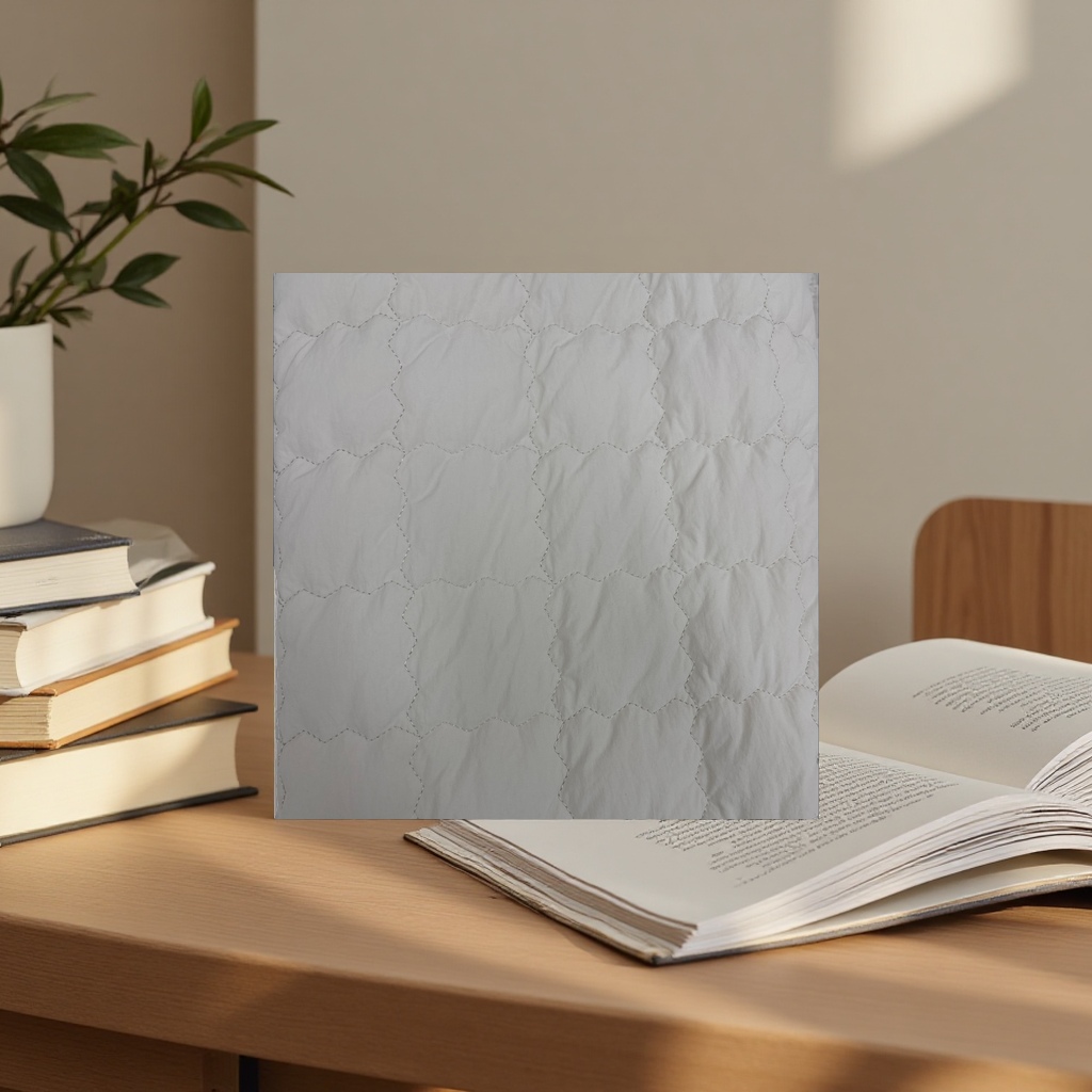 A fashionable and warm quilted fabric with a thick core for home use in winter Specification image
