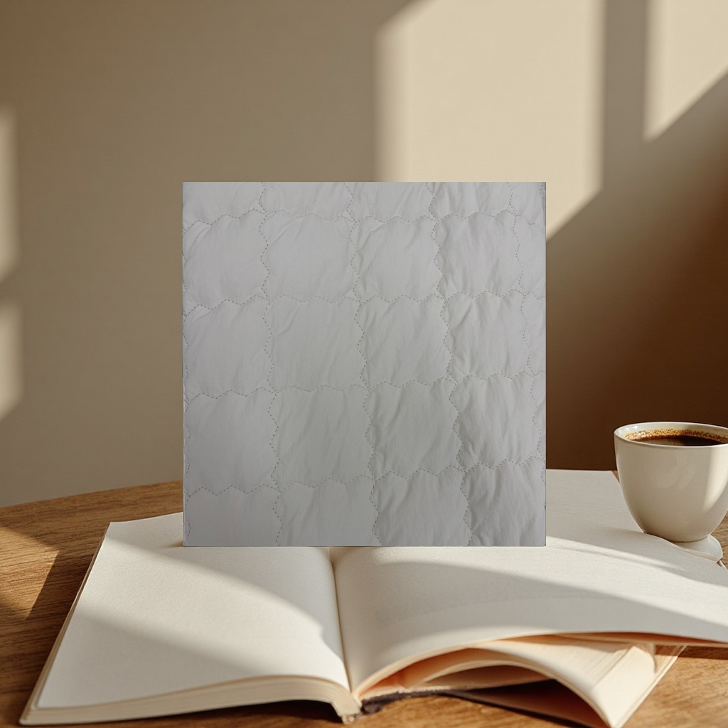 A fashionable and warm quilted fabric with a thick core for home use in winter Application Scenario