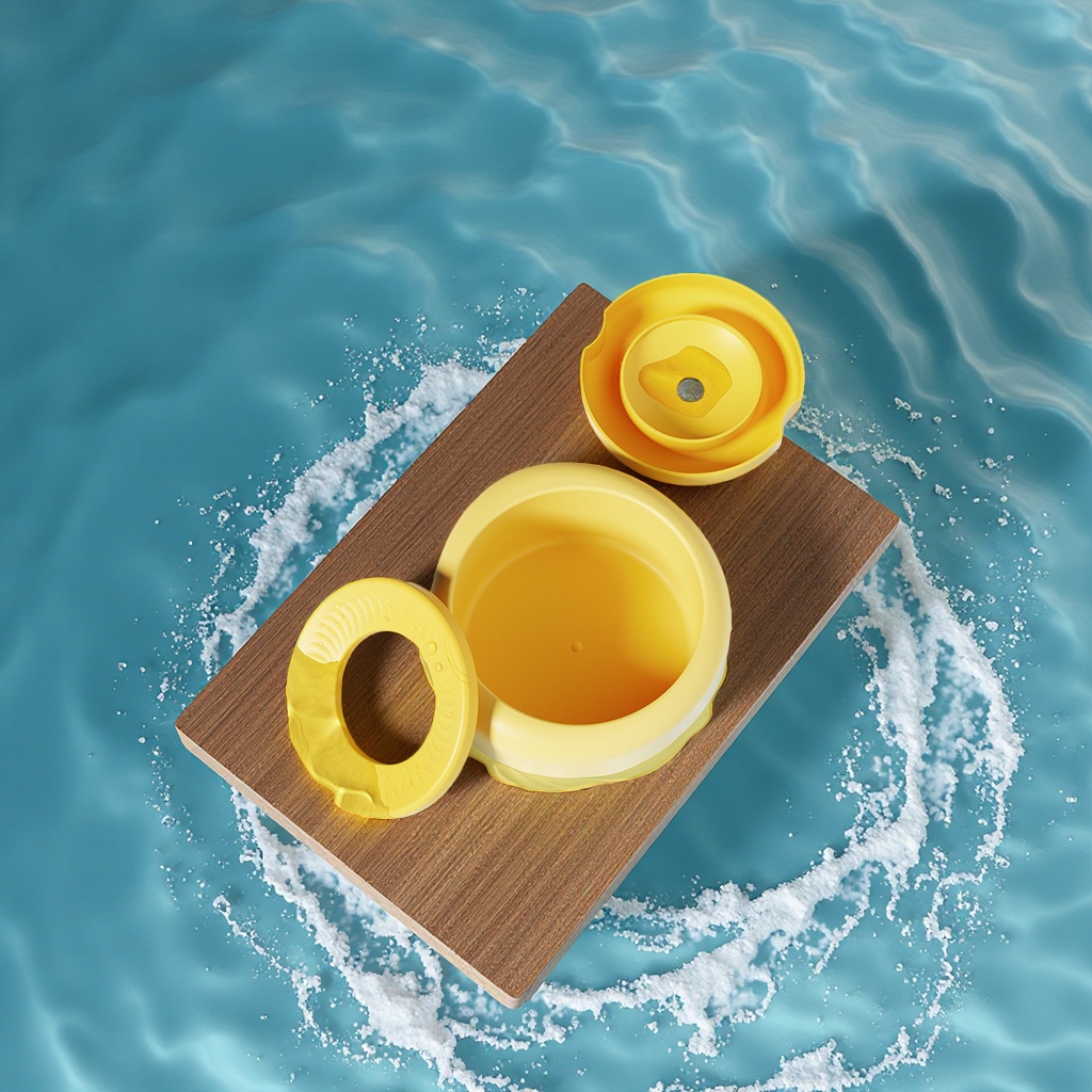 Bichon Frise dog floating water basin, non-wet mouth pet water dispenser, suspended water bowl puppy water dispenser details Picture