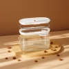 Japanese-style press 6-pound storage bucket for cat and dog food, insect-proof and moisture-proof sealed storage bucket details Picture