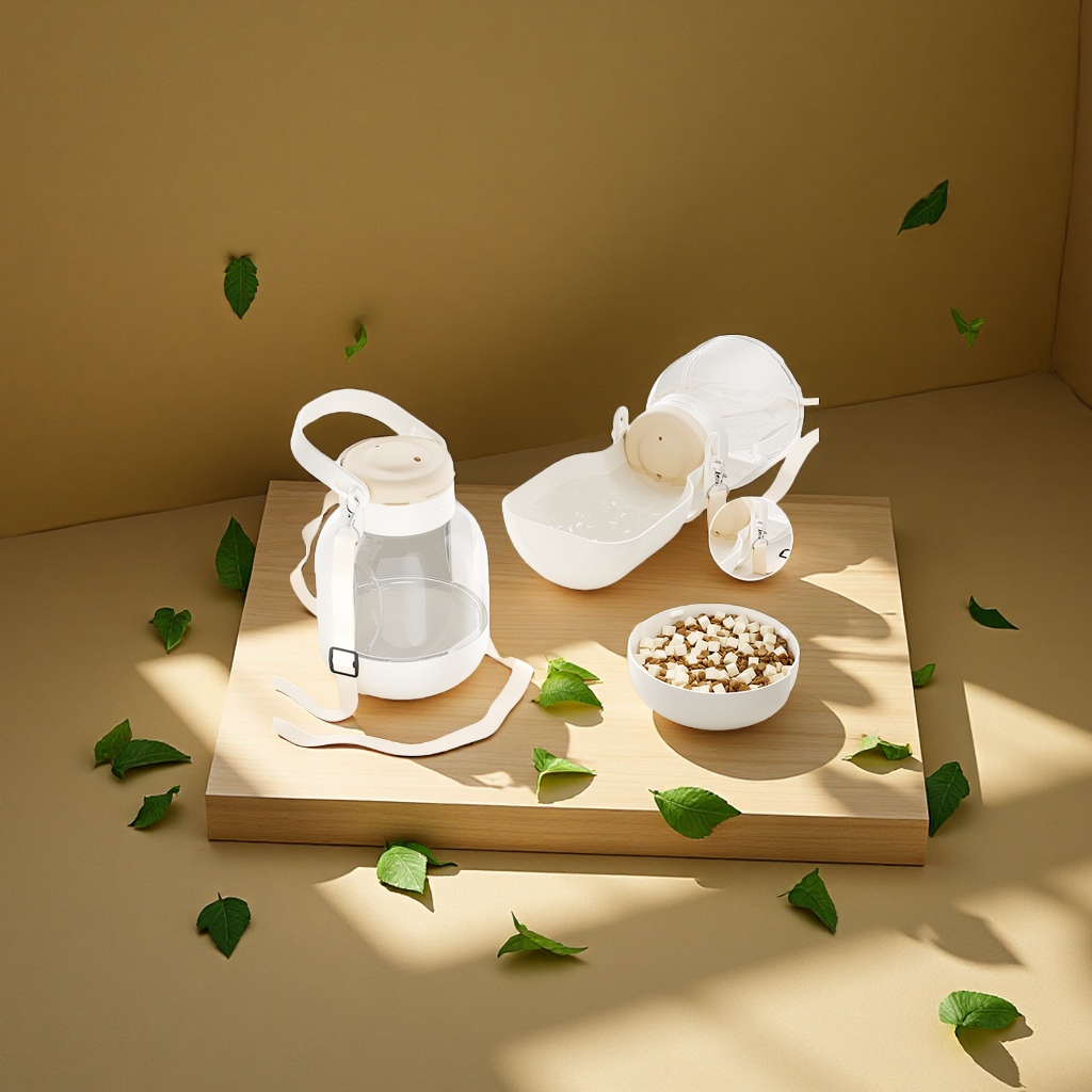 Dog outdoor water cup, dog water bottle, two-in-one portable pet outdoor water dispenser, ton ton bucket, drinking portable cup Application Scenario