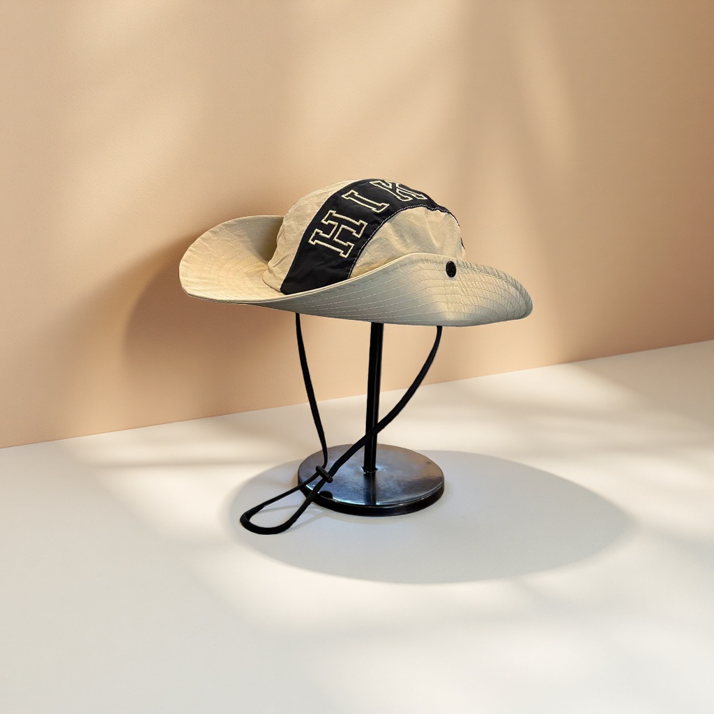 渔夫帽白底实物图