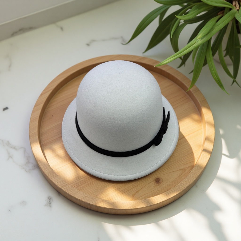Top hat, fashionable gentleman's hat, winter thickened warm hat, casual hat for export, hat details Picture