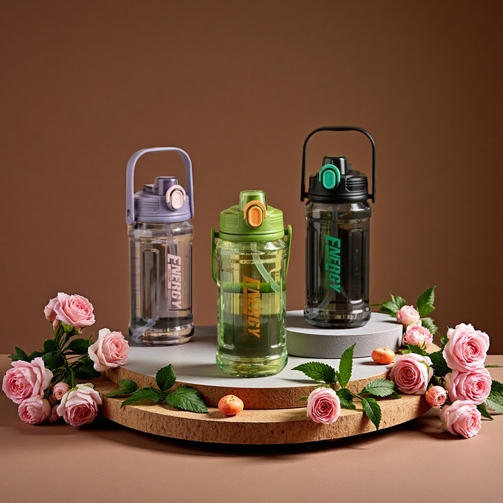 Plastic cups, disposable household large-capacity durable leak-proof cups, waterproof and shockproof cups full figure