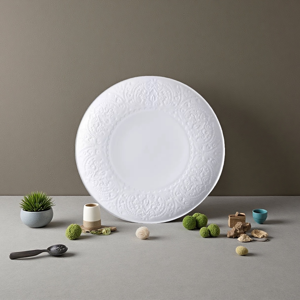 European-style relief teapots and soup plates for export, star hotel and Western restaurant plates Application Scenario