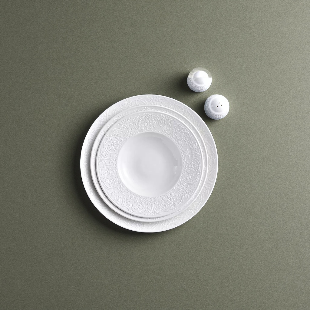 European-style relief teapots and soup plates for export, star hotel and Western restaurant plates Item Picture