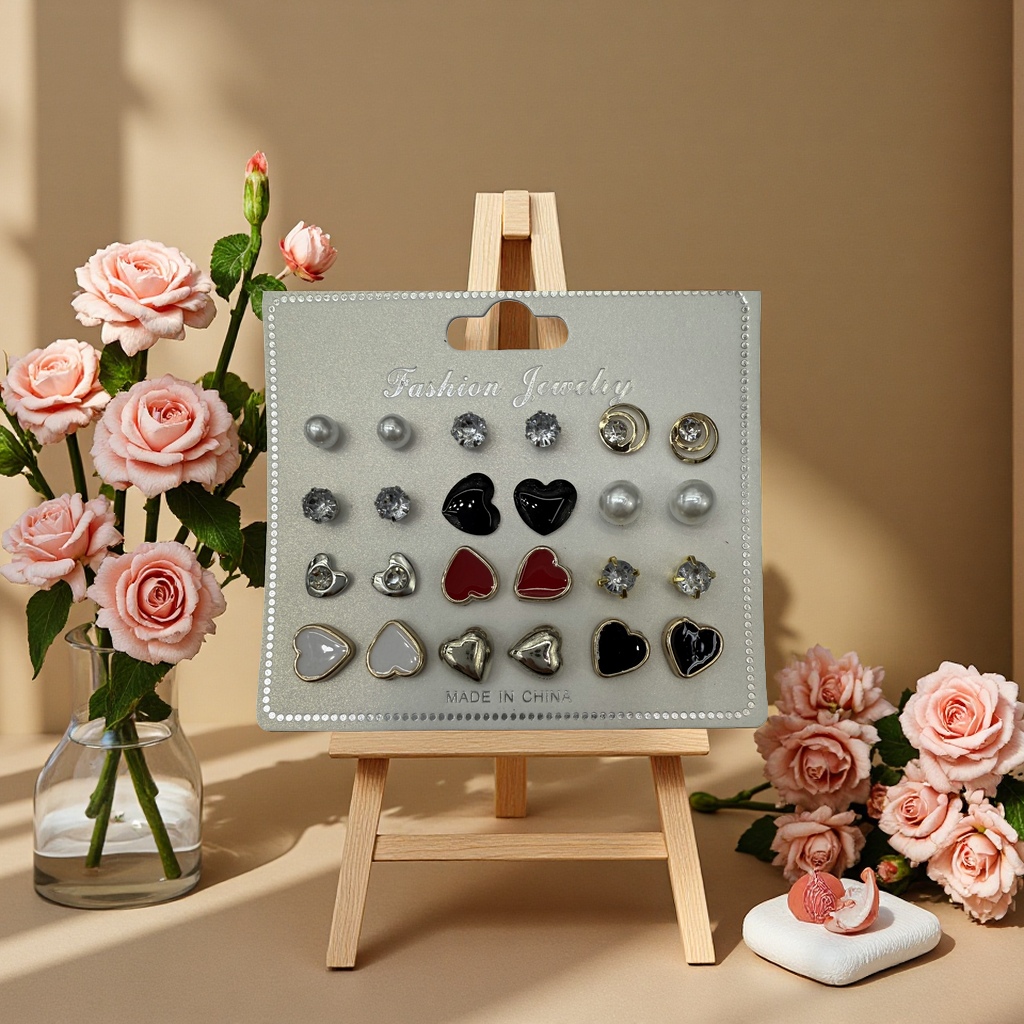 小众设计耳钉 简约时尚饰品 适合日常佩戴