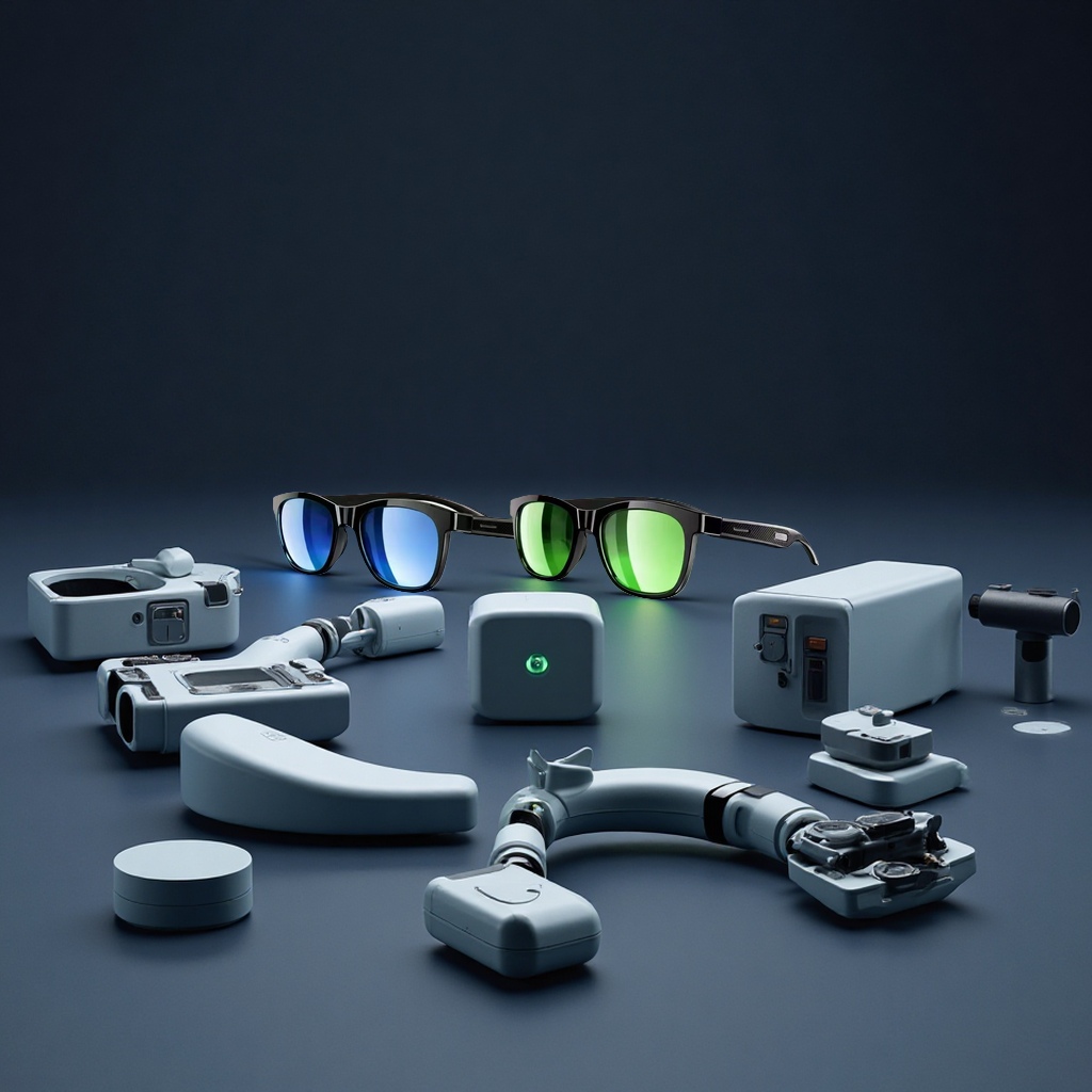 AI smart glasses, smart eye protection, face recognition, smart voice assistant, 4K high-definition lens