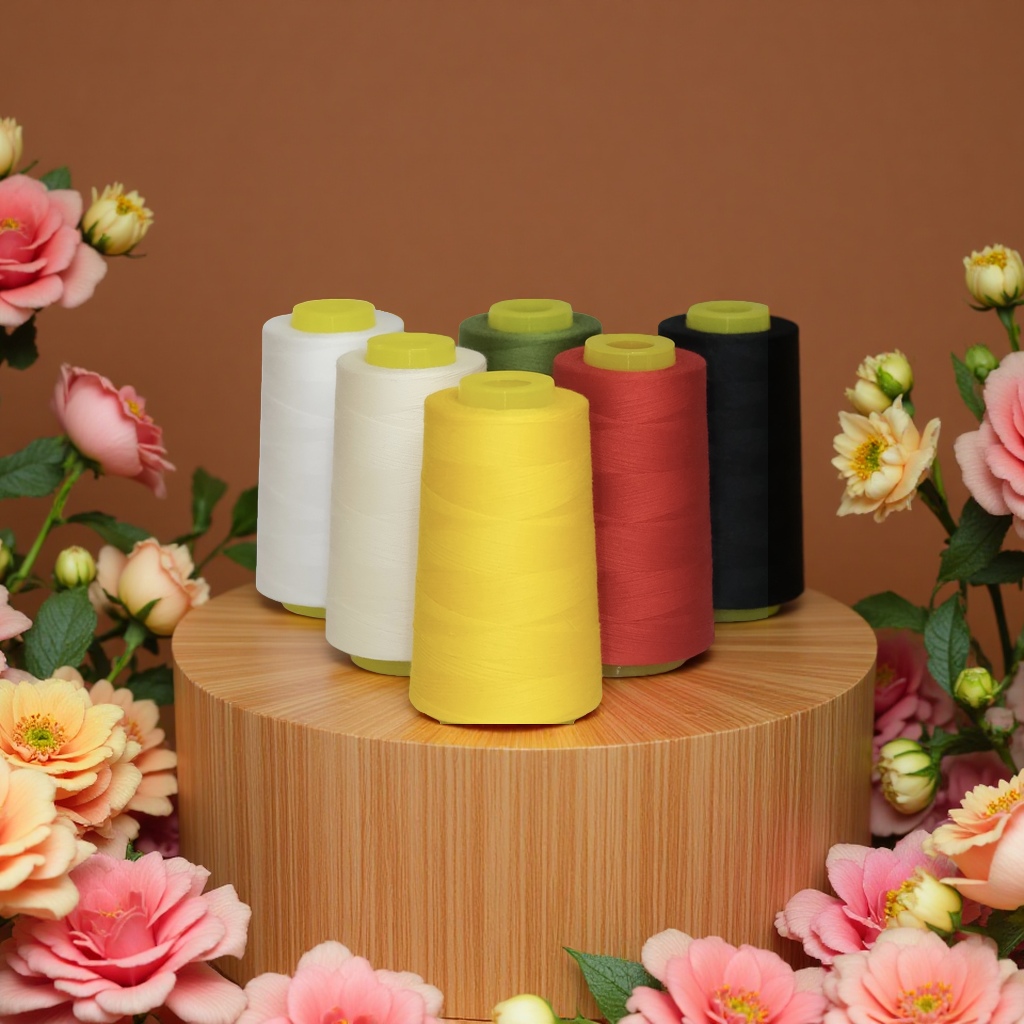 High-quality and durable sewing thread, suitable for both household and industrial use details Picture