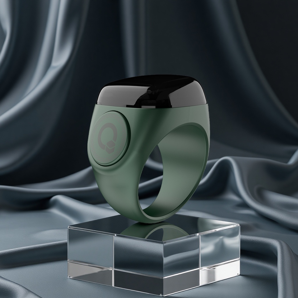 智能戒指/NFC饰品/睡眠/智能家居/NFC卡白底实物图