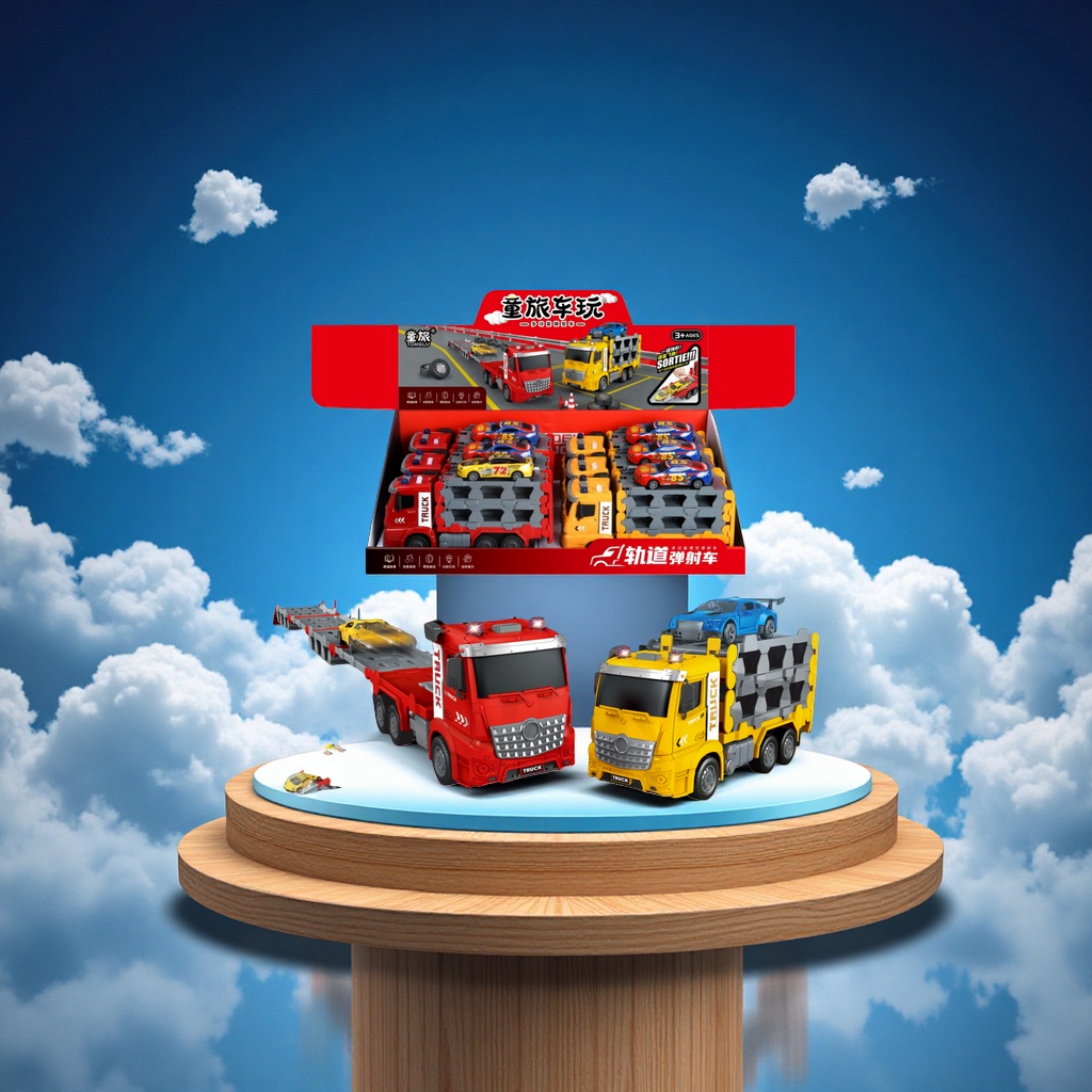 Mixed models of audio-visual story catapult vehicles
