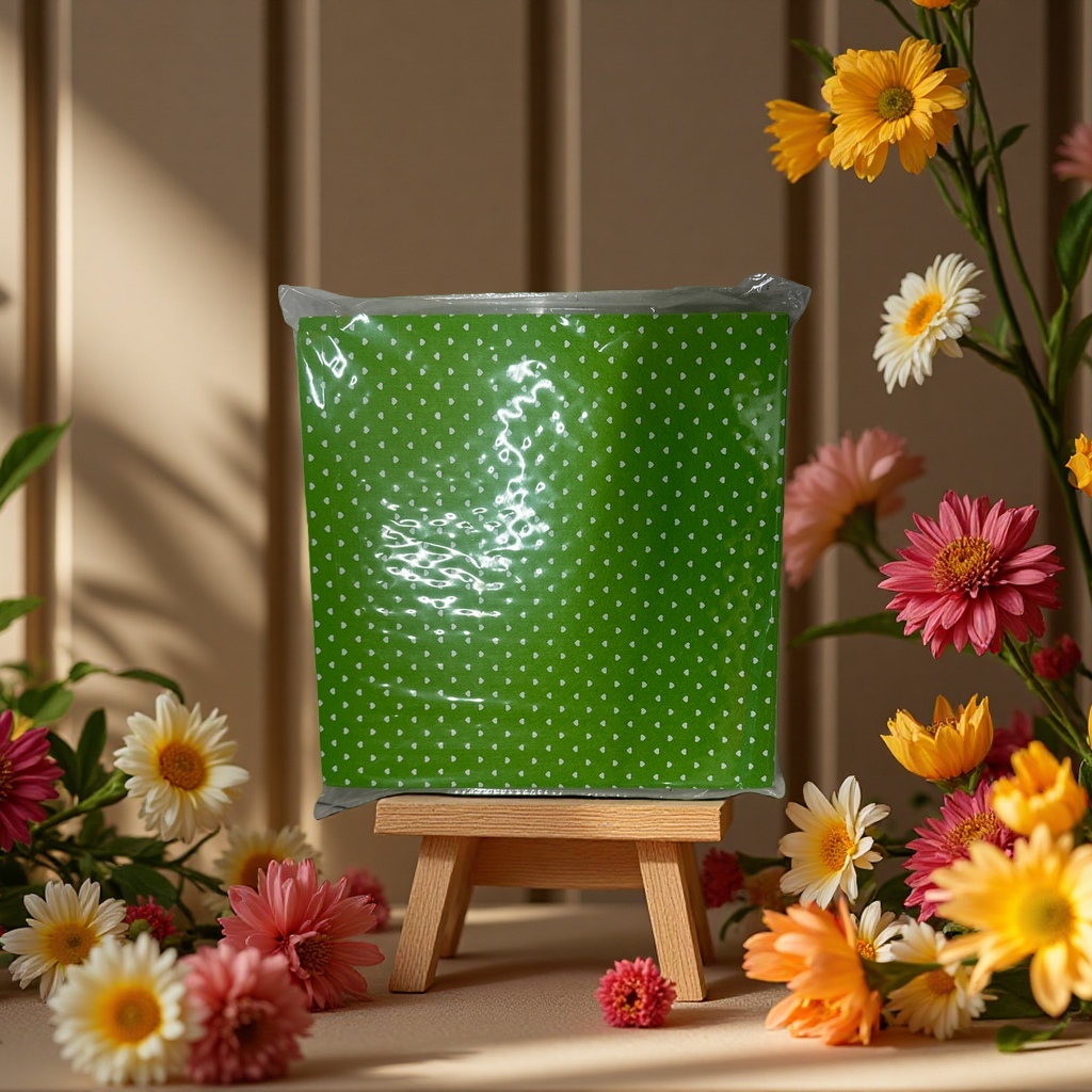 The printed felt fabric creative patchwork handcrafted material package can be cut and filled with soft padding Specification image