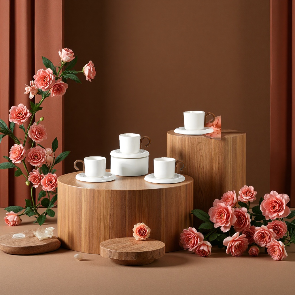 杯碟套装陶瓷家用骨瓷餐盘碗碟组合礼盒