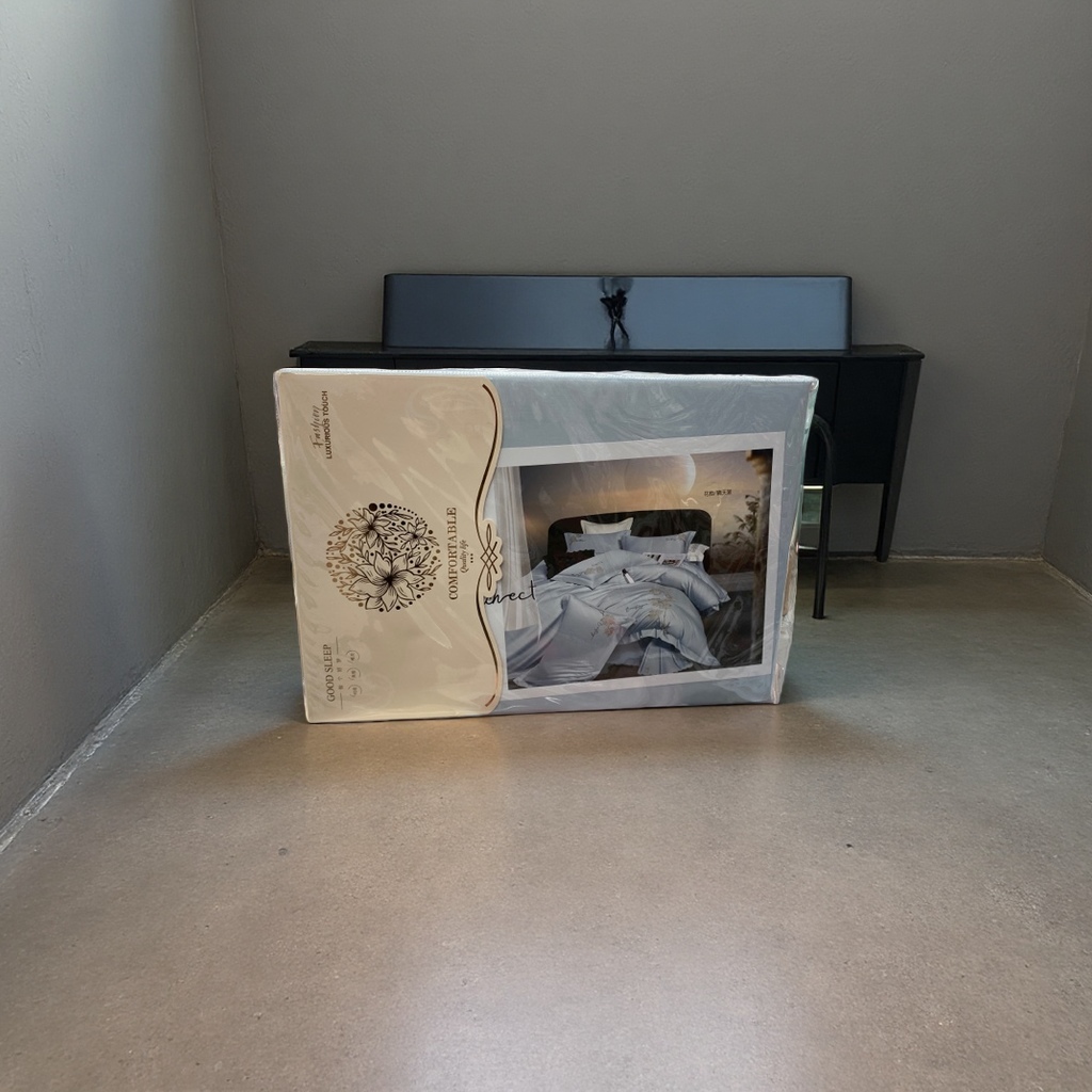 Yalan four-piece pure cotton bedding set is suitable for all seasons, comfortable, breathable and soft details Picture