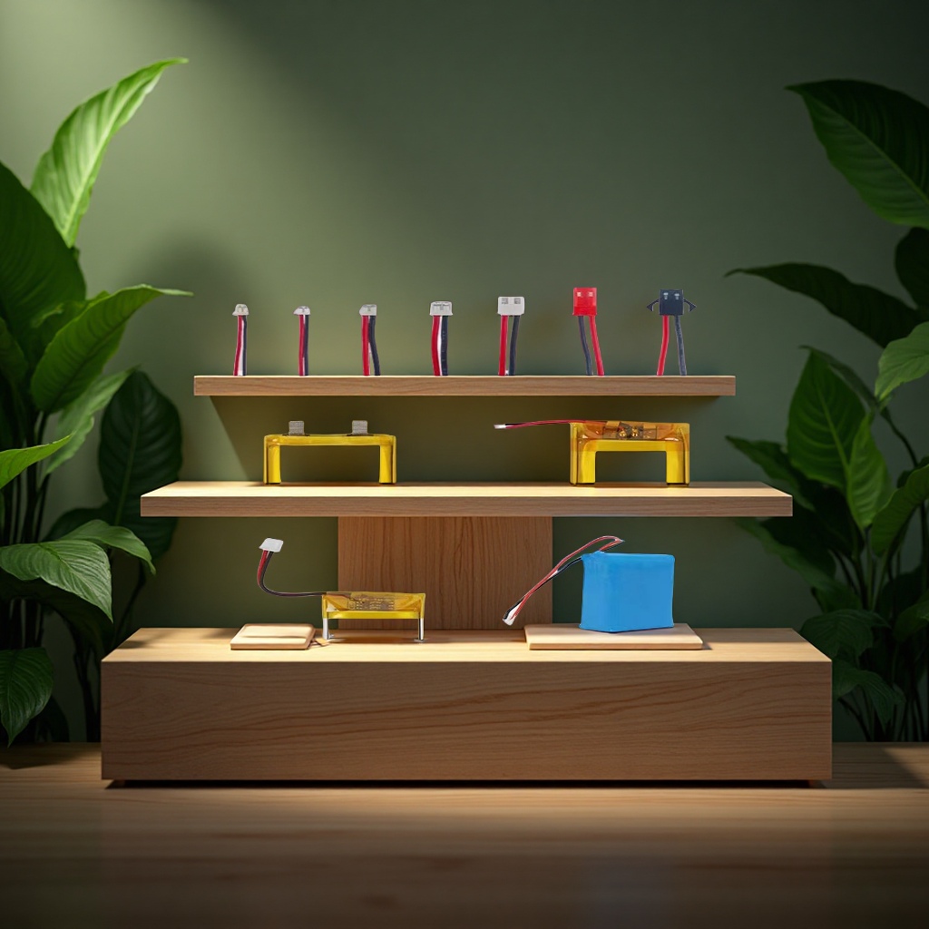 Batería de polímero de litio 130mAh auriculares bluetooth aplicables pequeña lámpara de mesa pulsera inteligente punto de lectura pluma batería recargable electricista suministros eléctricos Application Scenario