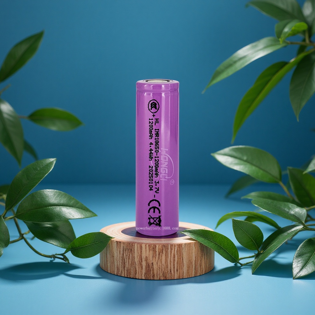 Hongli 18650 lithium battery 1200mAh flat-tipped and pointed-tipped rechargeable battery cells for fans and sprayers, electrical and electronic accessories Application Scenario