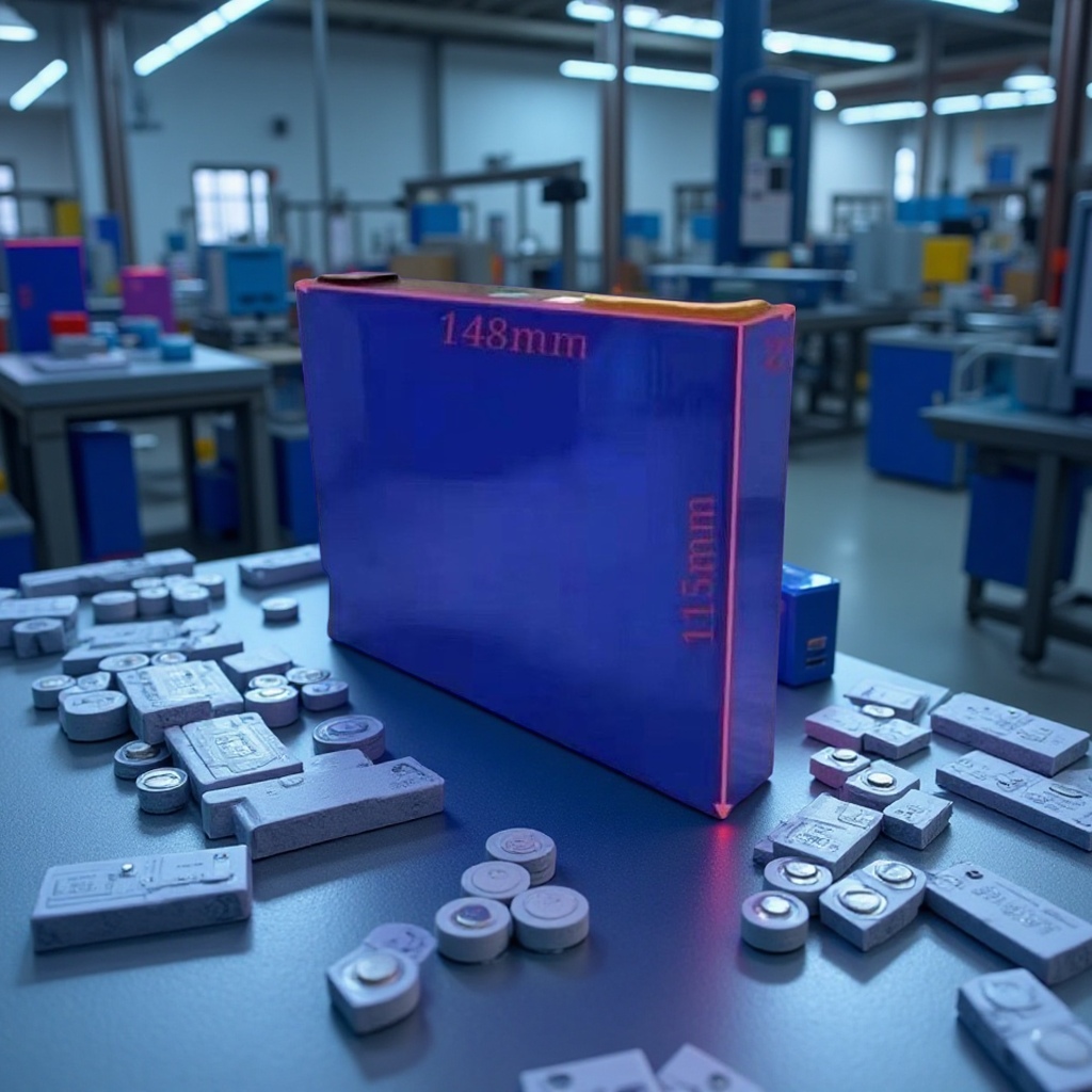 Guoxuan's brand-new 3.2V 52AH iron lithium battery aluminum shell large single cell power energy storage electric vehicle assembly battery, electrical and electronic lithium battery cell details Picture