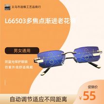 新品上市！L66503多焦点渐进老花眼镜，男女通用，防蓝光护眼，自动调节，让你的视觉享受更清晰，更舒适！