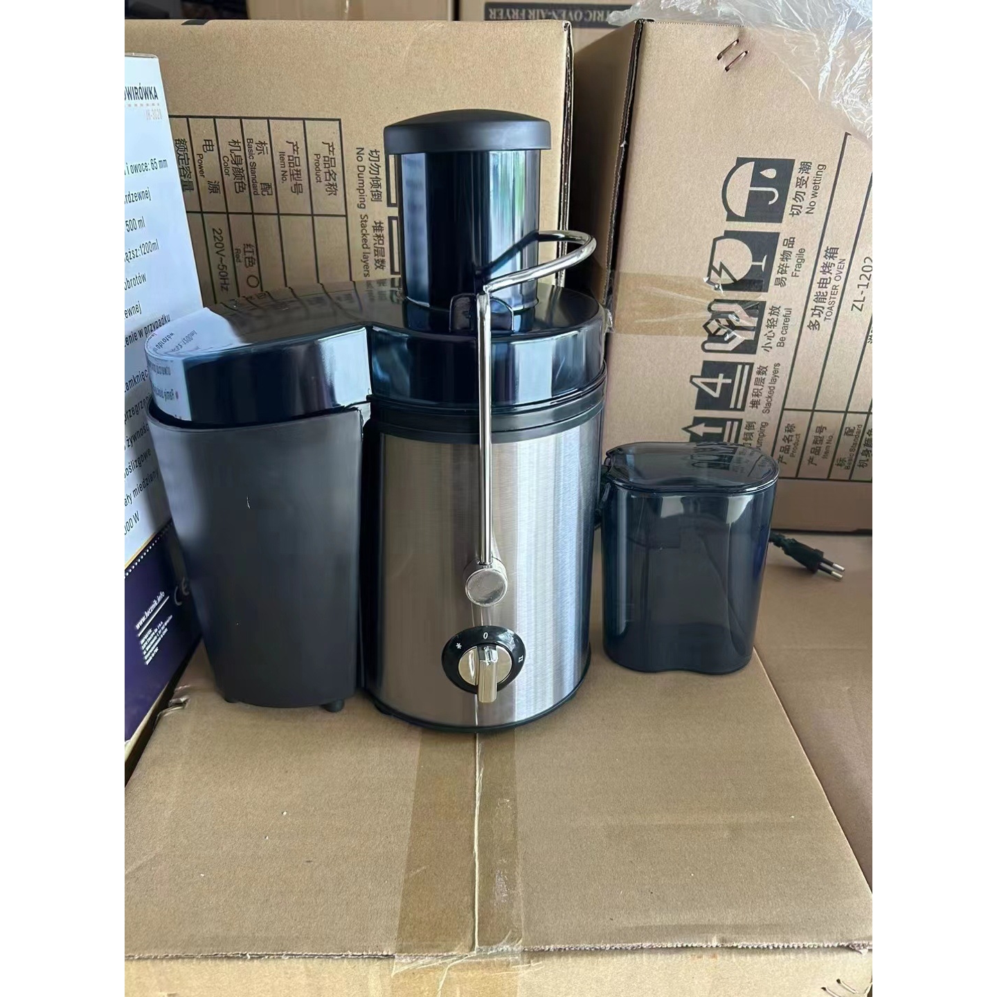 Foreign trade household juicer, fully automatic residue and juice separator, filter-free juicer, fruit machine in stock