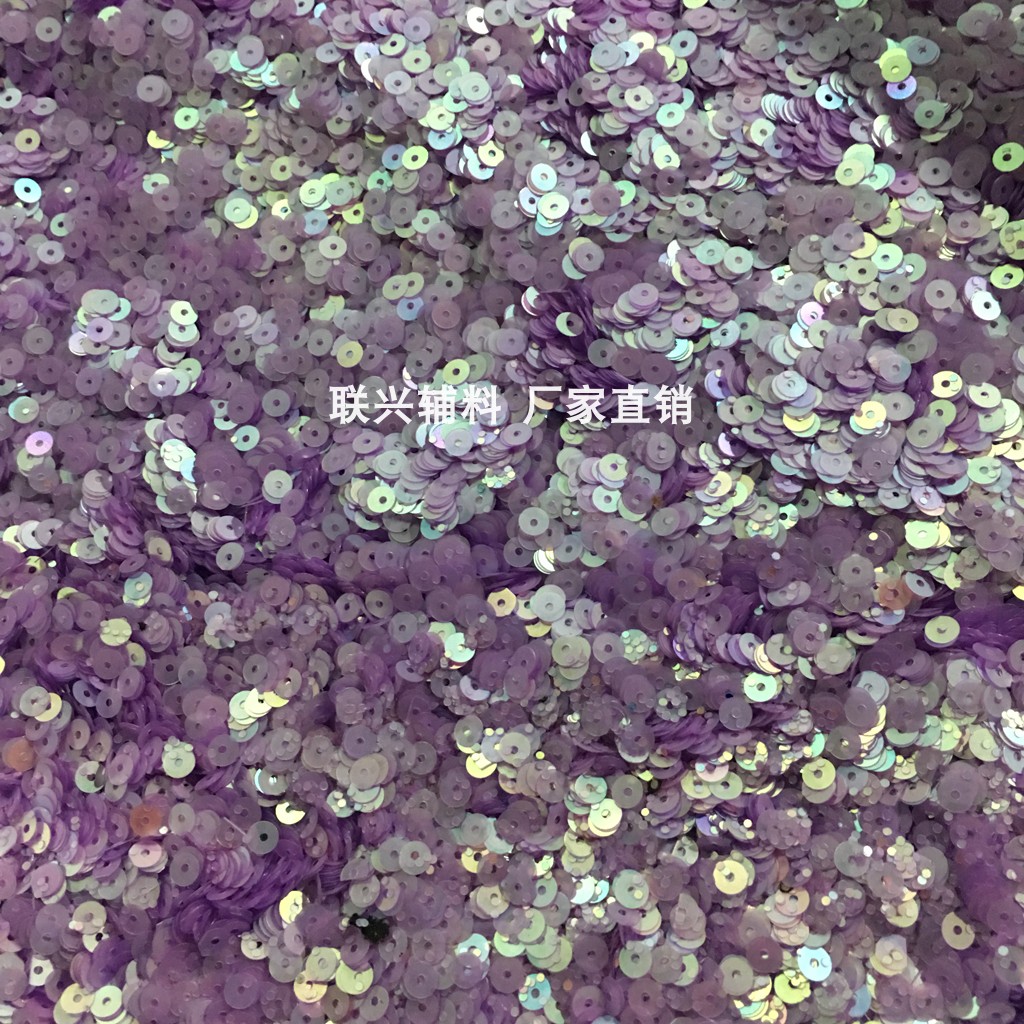 4mm, 6mm, 8mm imported high-temperature resistant loose pieces, matte iridescent sequins, DIY hand-sewn round and flat pieces, colored matte bead pieces Application Scenario