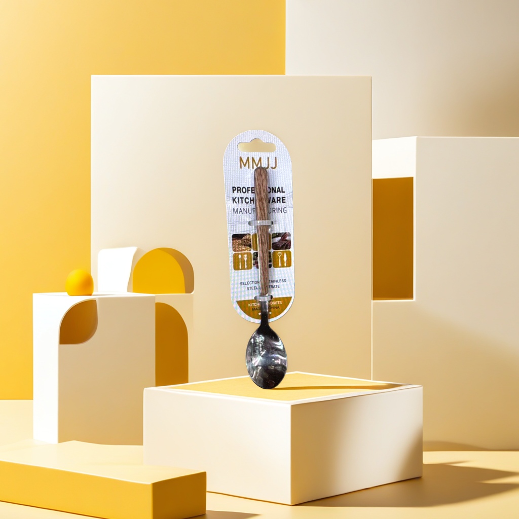 不锈钢汤勺家用大号不锈钢勺子儿童辅食勺防烫手柄细节图