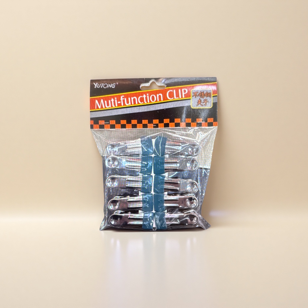 Stainless steel clips, anti-slip large clips, kitchen clips, multi-functional clips details Picture