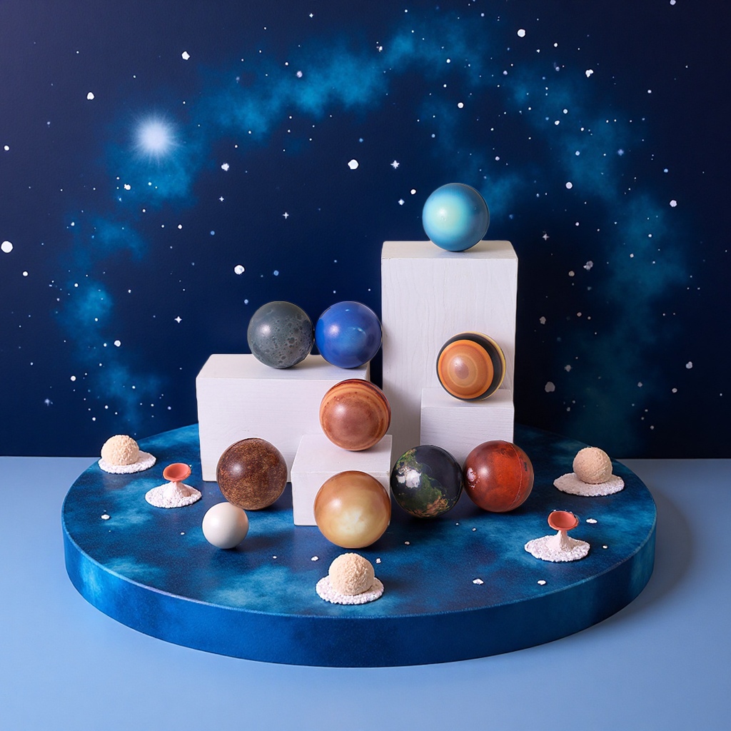 太阳系中弹九大行星太空玩具儿童弹力球解压玩具厂家
