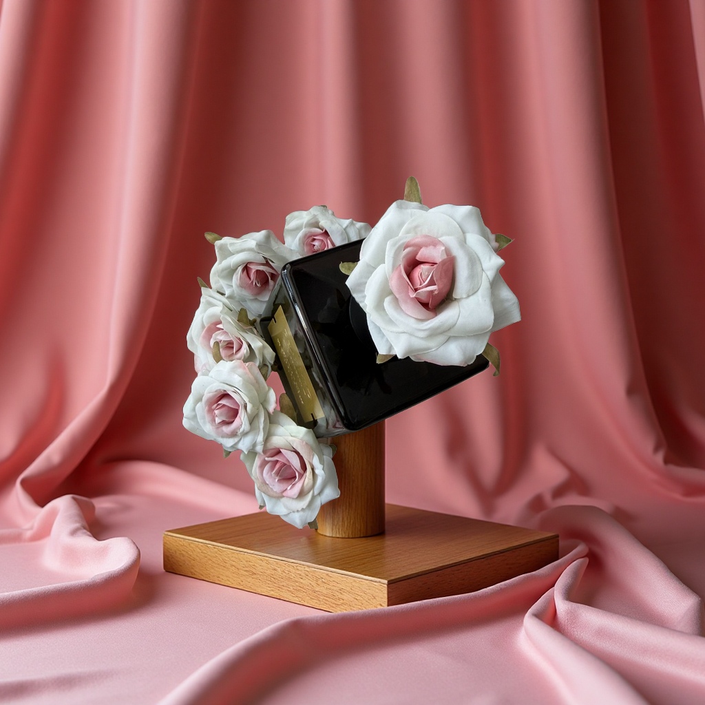 仿真花/串花藤吊/针织立体玫瑰/道具拍照玫瑰仿真/仿真花婚礼细节图