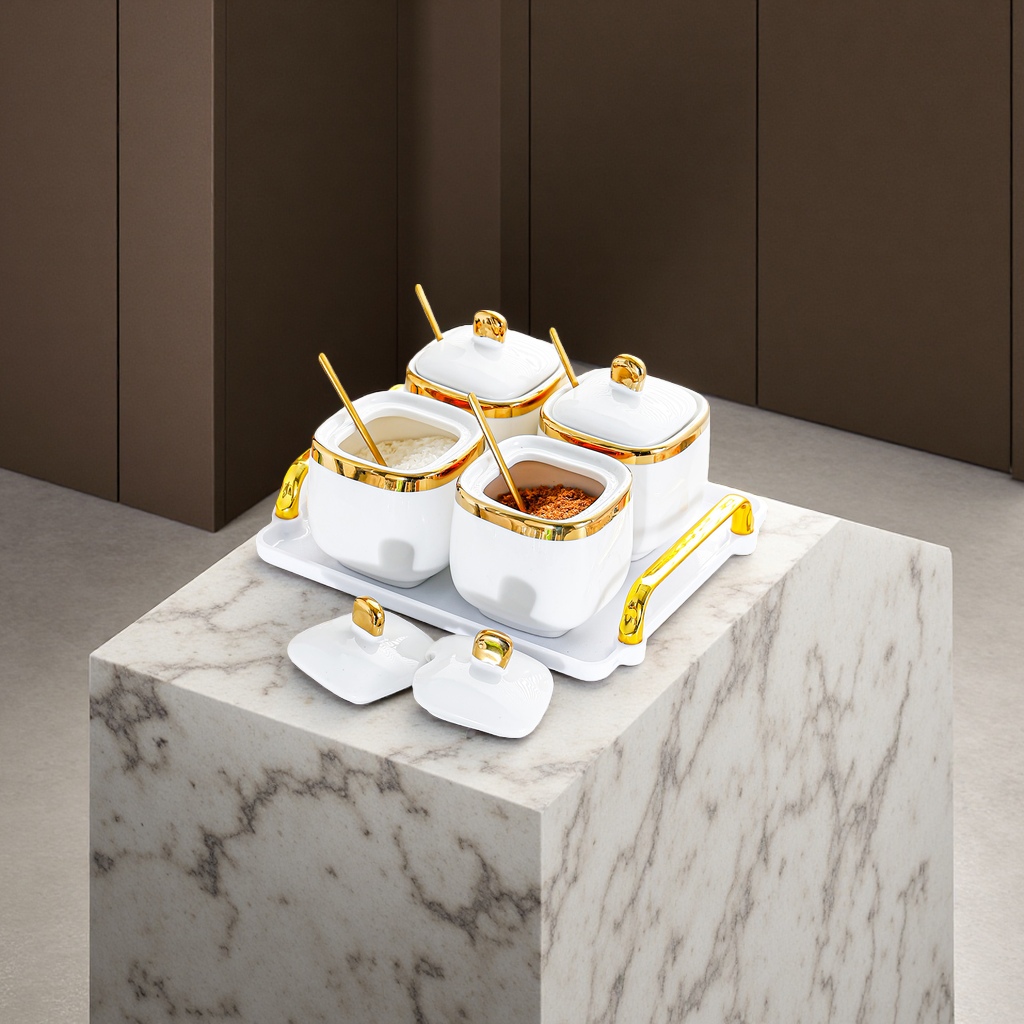 瓷罐/陶瓷罐复古/陶瓷茶叶储物/陶瓷调料罐/密封陶瓷罐细节图