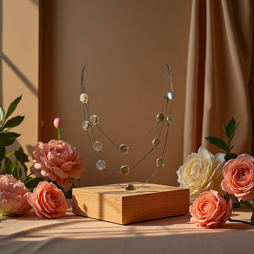 毛衣链女时尚锁骨链简约轻奢小众设计感项链细节图