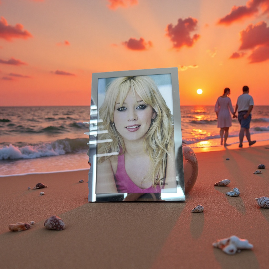 欧美时尚潮流 玻璃相框 摆台 送礼佳品 