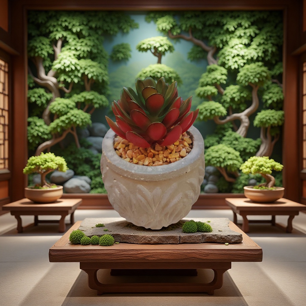 仿真盆景模型树小摆件仿真花宠物窝家居装饰摆件仿真盆景模型树小摆件