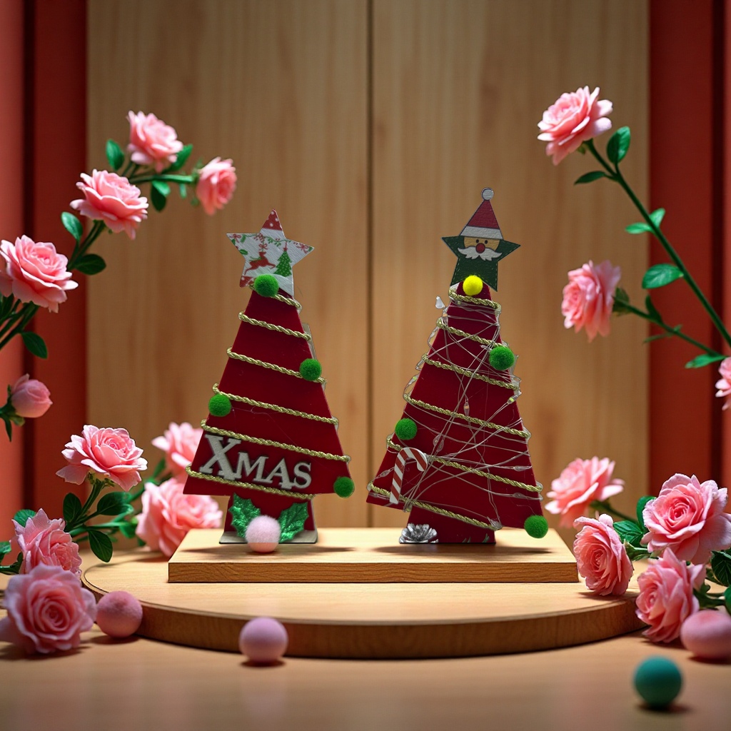 圣诞树装饰摆件室内小型绿植盆栽家居美化布置圣诞用品圣诞用品