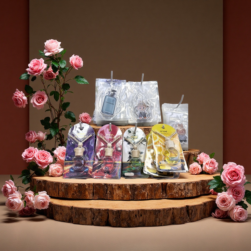 车载香氛香挂清新持久留香汽车香水挂饰车内除异味抗菌防霉