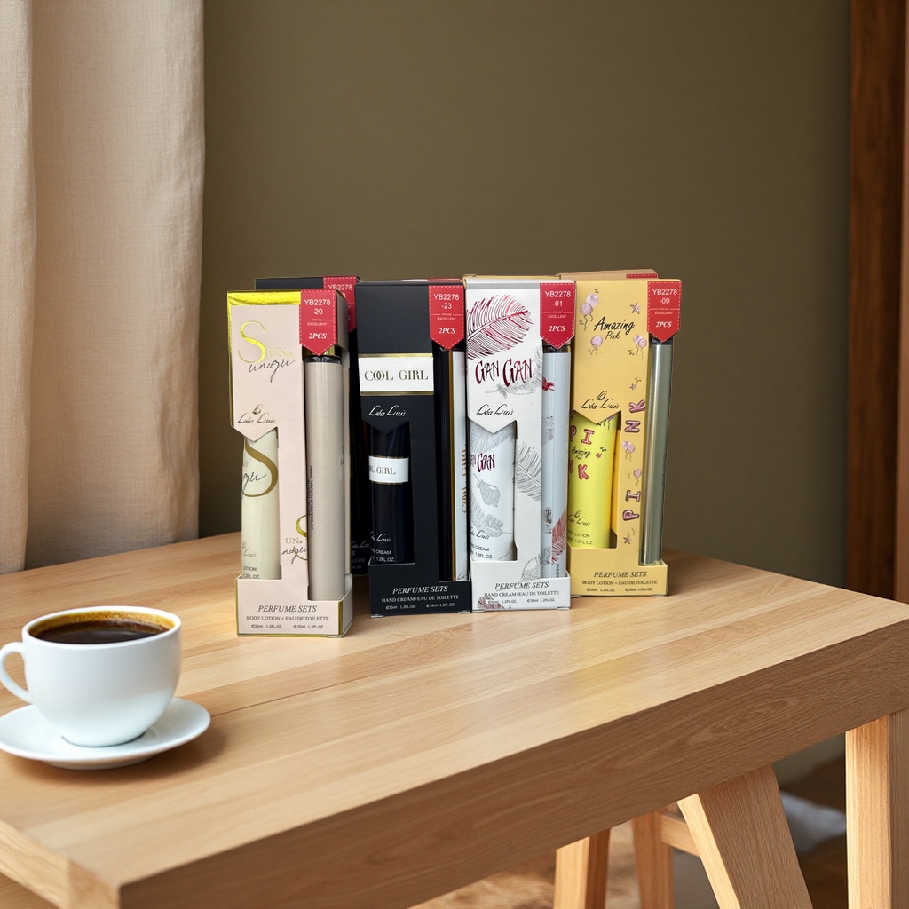 便携身体乳香水套装出口款清爽滋润持久留香