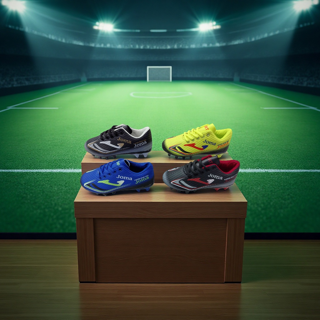 European football shoes and sports shoes, professional training, grip, anti-slip and wear-resistant details Picture