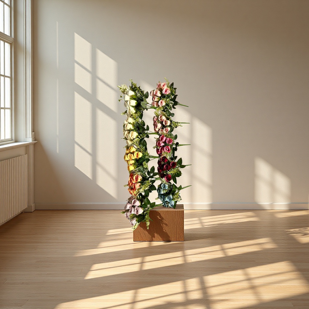 塑料花实物图