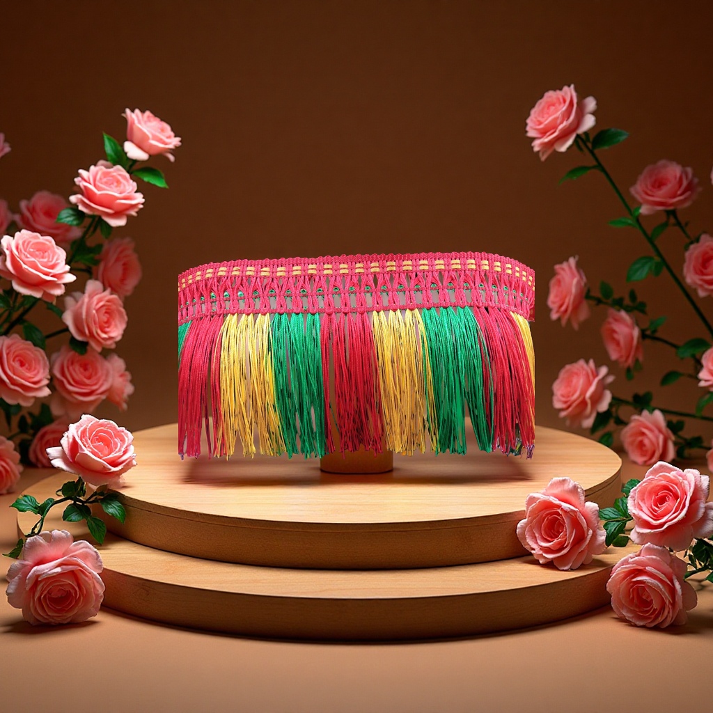 三色排须花边龙须边装饰条家用缝纫辅料