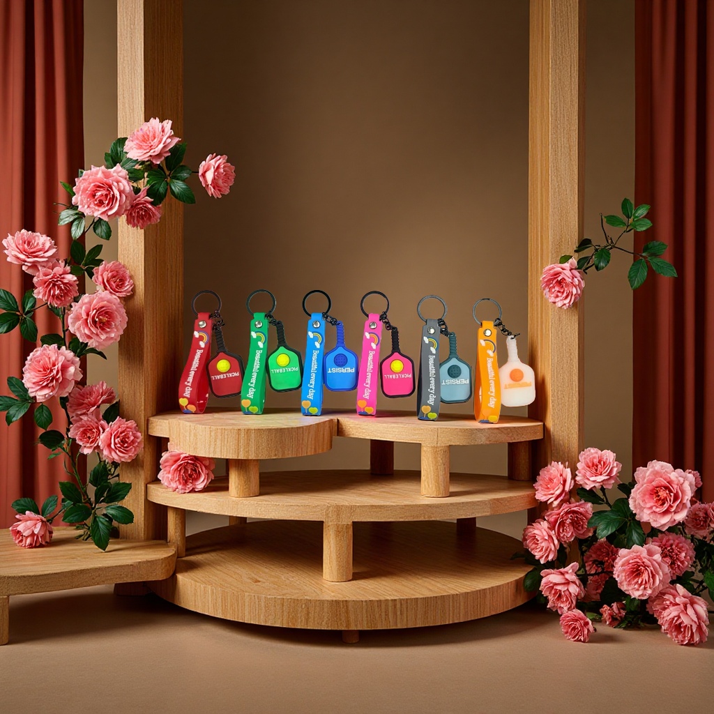 茉莉香氛钥匙扣简约时尚挂饰个性小物礼物送女友闺蜜钥匙扣