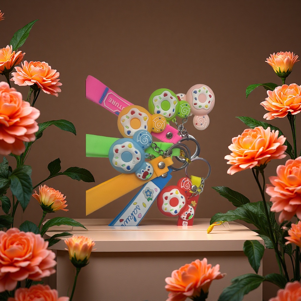 钥匙扣挂件卡通小猪佩奇钥匙扣挂饰可爱儿童礼物挂件产品图