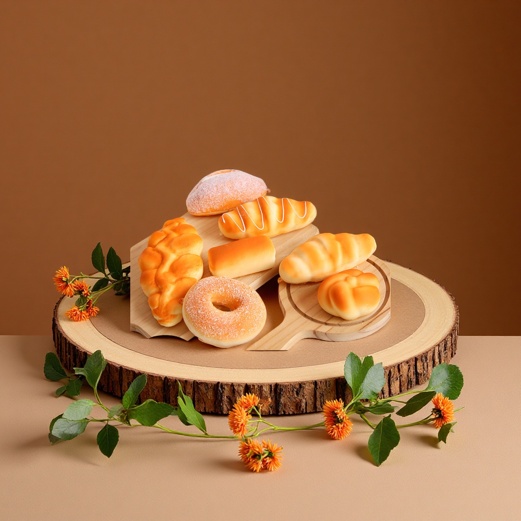 仿真面包pu慢回弹法棍蛋糕摆件烘焙摄影道具批发