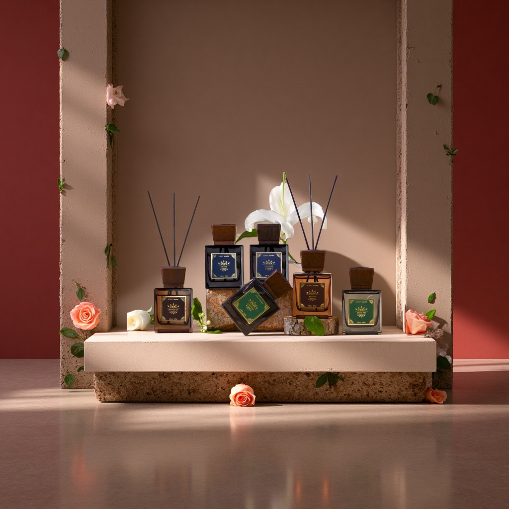 高档香薰礼盒天然植物精油扩香瓶家居氛围香氛清新持久