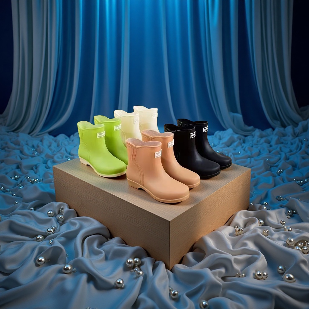 雨鞋/雨鞋女士夏天时尚/雨靴/鞋子/回力高筒雨鞋838产品图