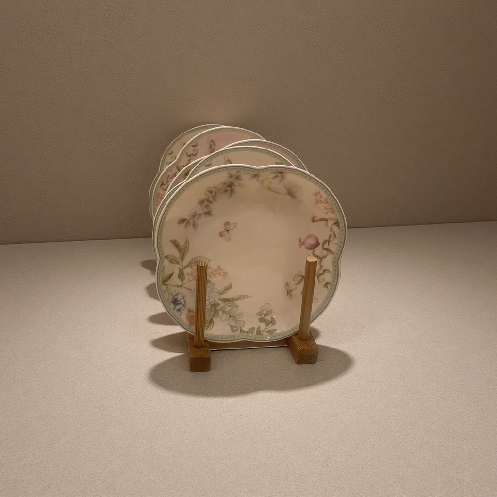 Spring's Promise 2026 Spring New Green and Pink Bone China Tableware Set Specification image