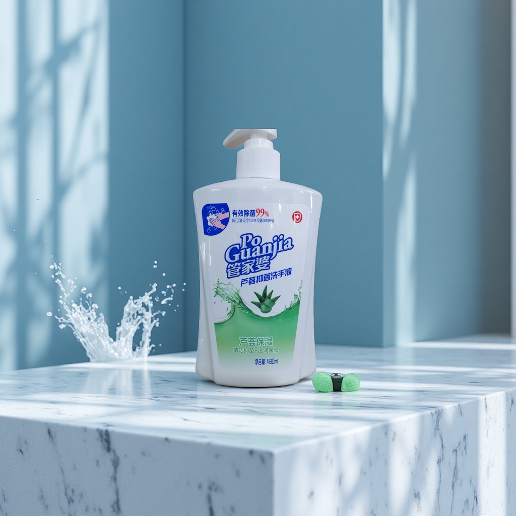 天然抑菌洗手液 柔润去污 养护双手 500ml家庭装