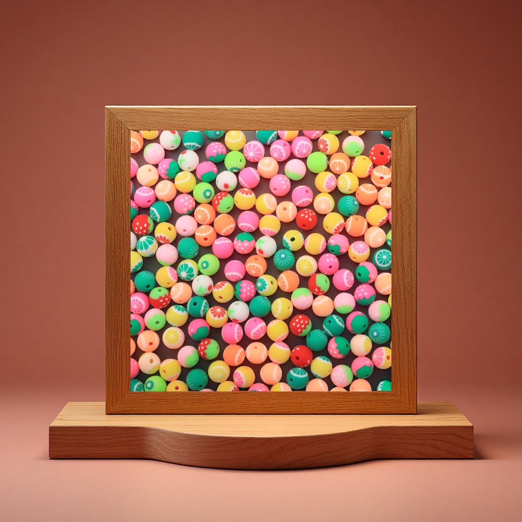 软陶水果8mm珠子DIY手工制作材料包