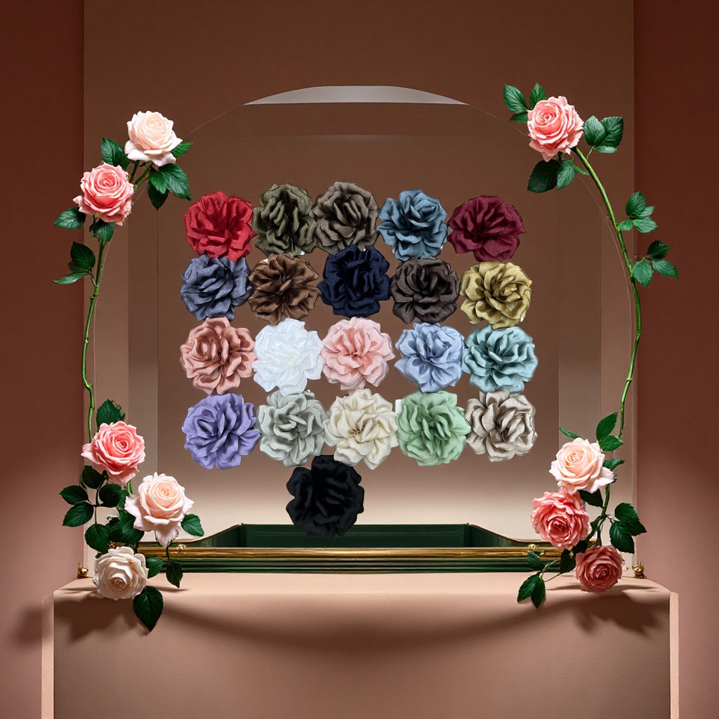 纸玫瑰香薰蜡烛家居装饰浪漫氛围礼盒送女友生日礼物彩印剪纸产品图