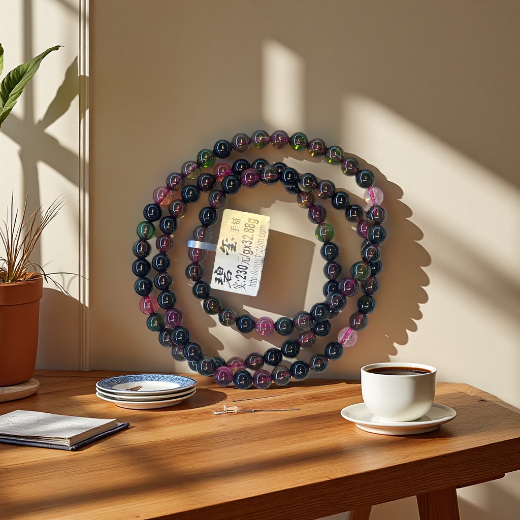 碧玺天然手链女性时尚饰品送女友礼物细节图